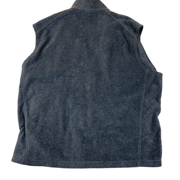 Columbia Mens Fleece Vest XXL Gray Fleece Full-Zip Embroidered SG - Picture 2 of 12